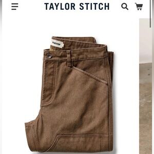 Taylor Stitch Brown Cargo Work Pants - Worn Once 29/34